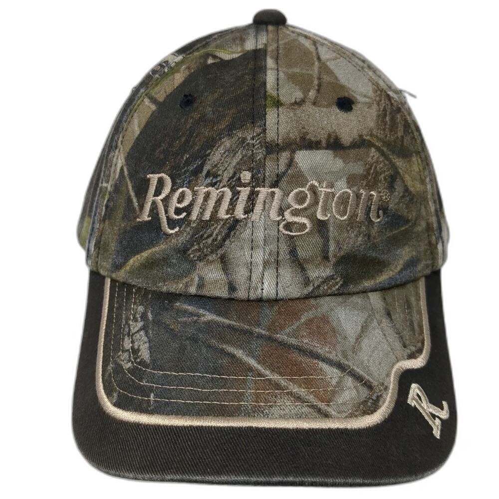 Remington Baseball Cap Brown Camo One Size Adjustable Hunting Outdoor Hat